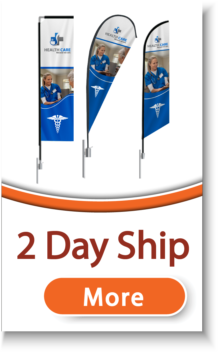 2 Day Ship Flags